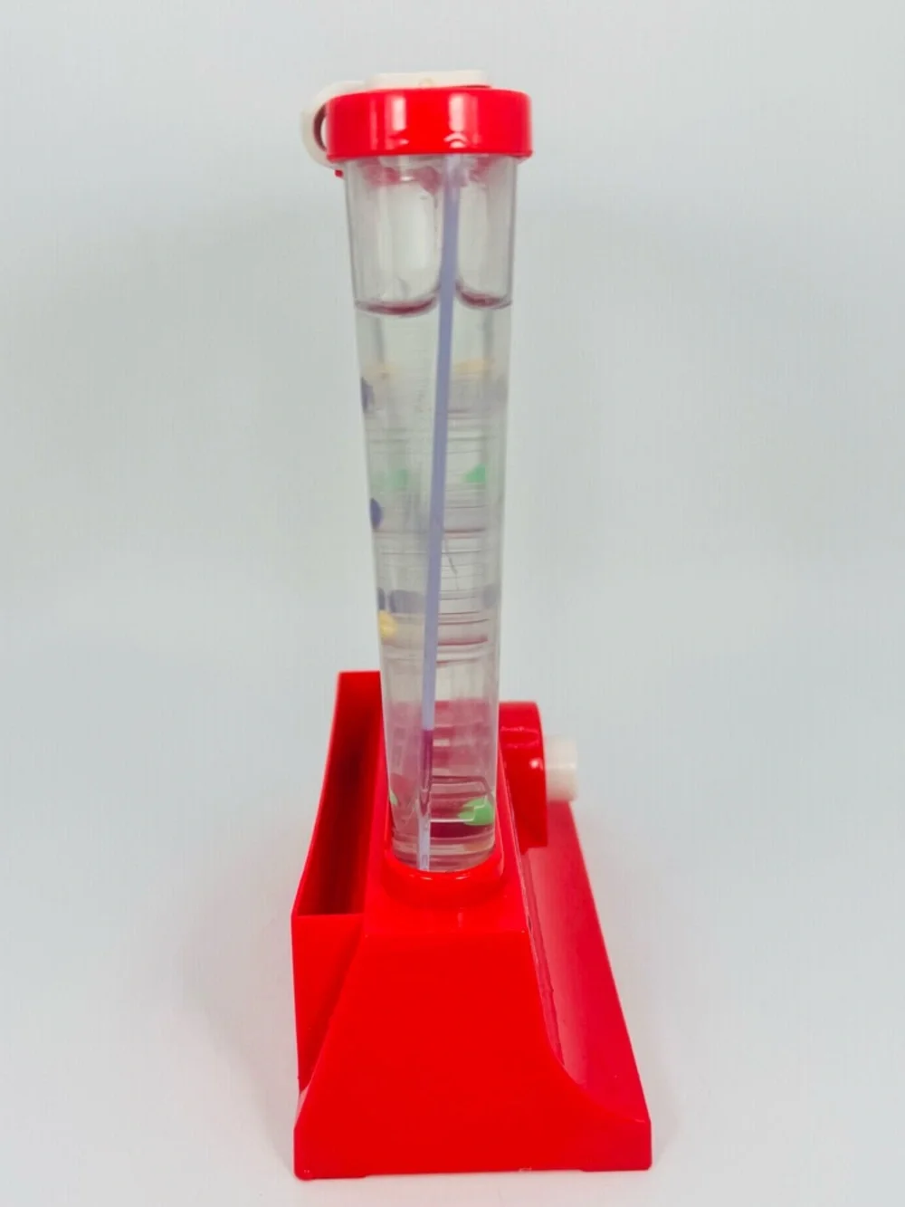 Waterfuls Handheld Water Ring Toss Game Red PlayMonster Travel Toy Vtg - Works